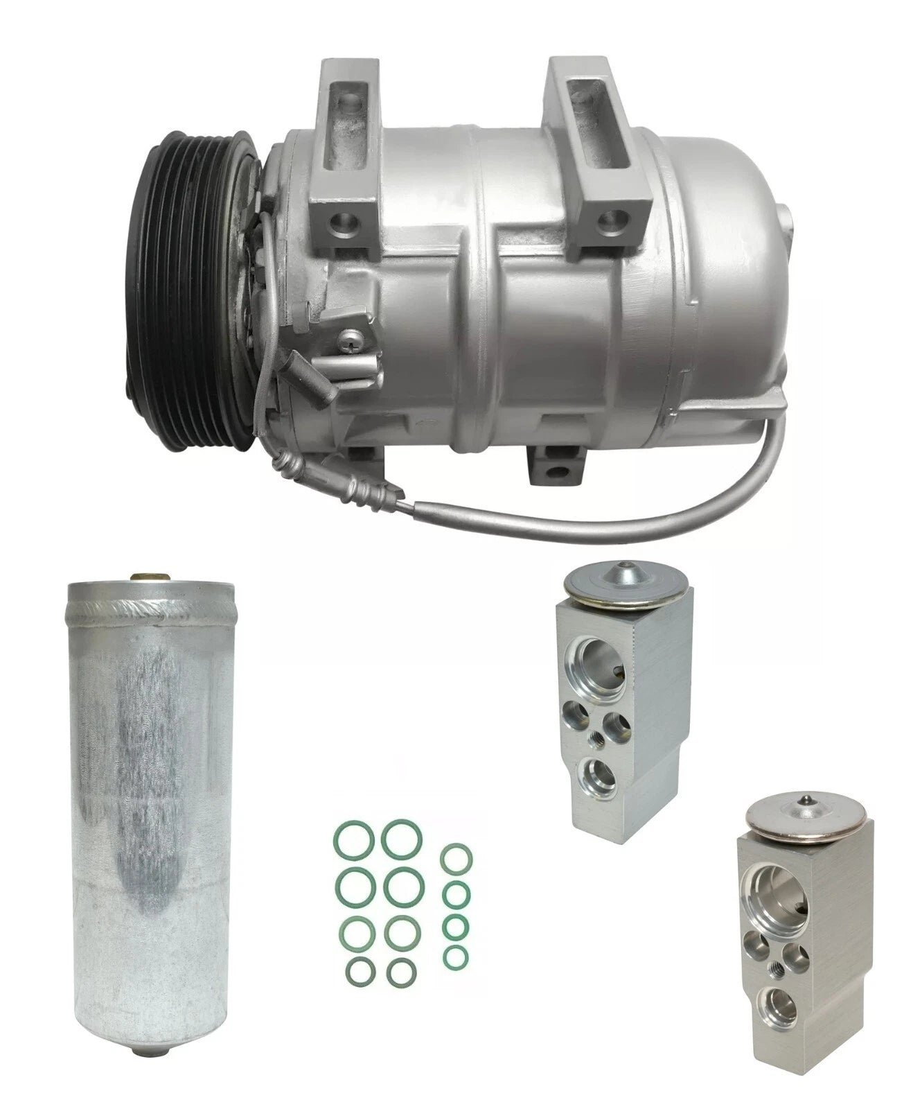 AC Compressor Kit with Rear AC for Volvo XC90 2.5L 2.9L (2005–2014)