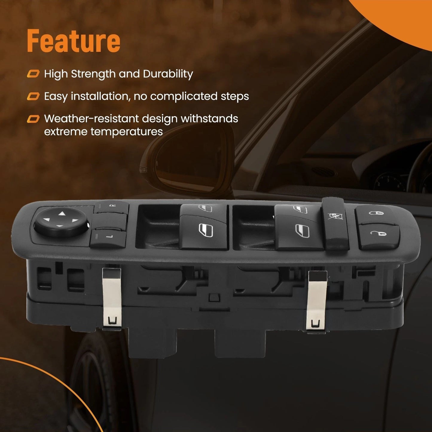 Front Left Power Window Switch for Chrysler Town & Country (2008–2020)