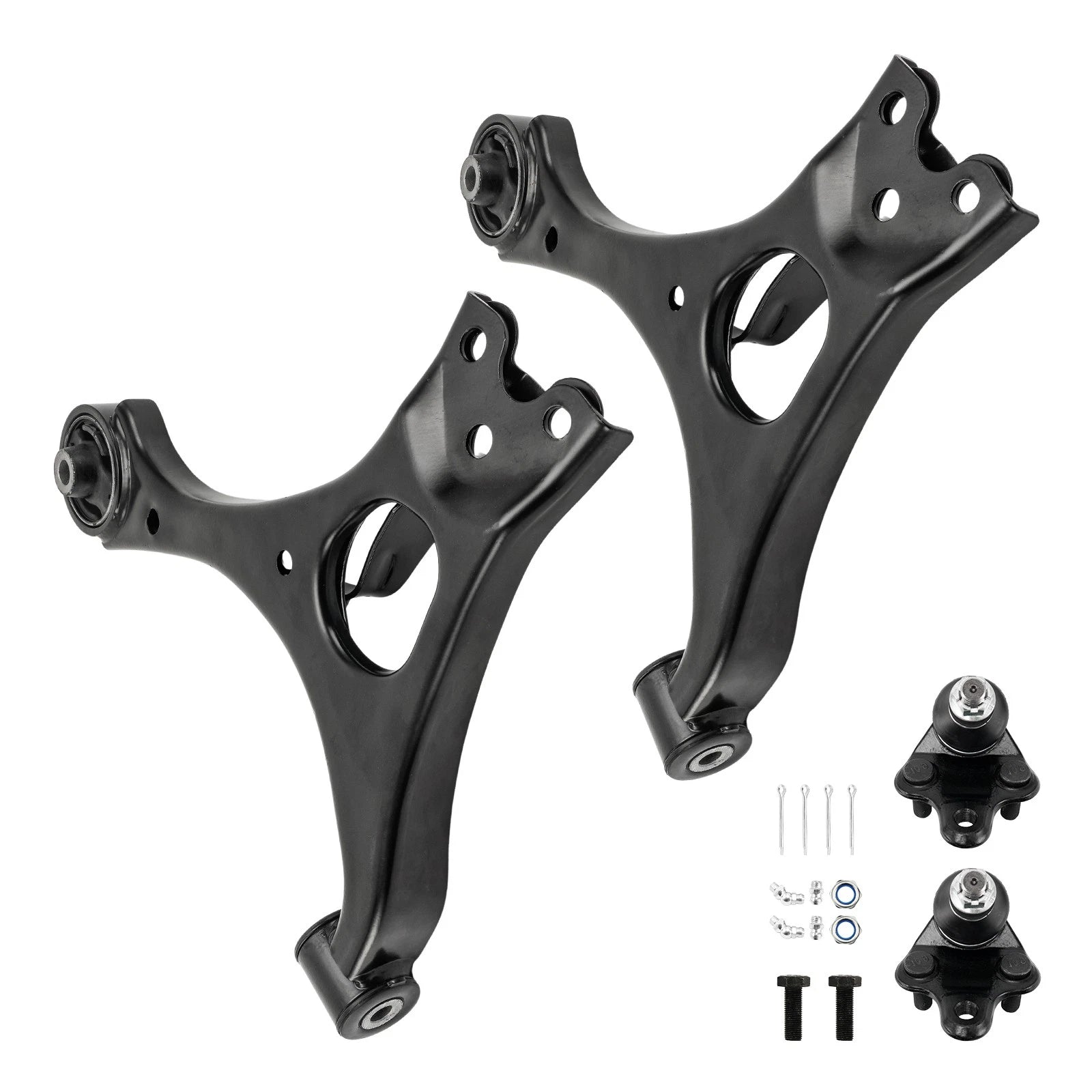 Front Lower Control Arms and Ball Joints Set for 2006–2011 Honda Civic (4Pc)