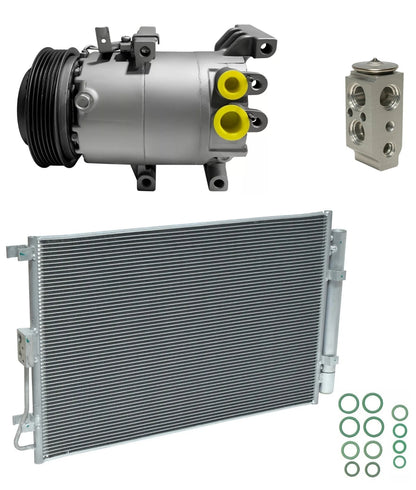 AC Compressor Kit with Condenser for Kia Soul 1.6L (2012–2014)