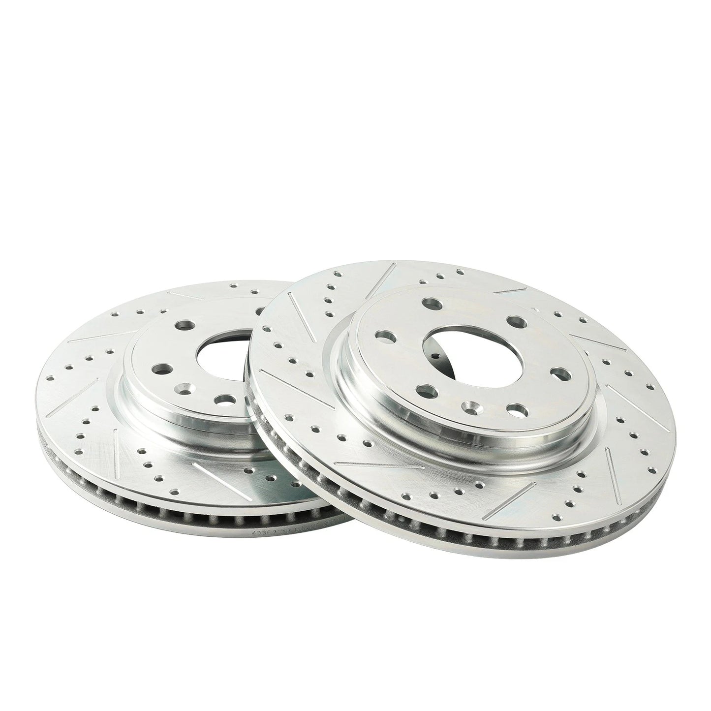 Front Drilled & Slotted Brake Rotors for GMC Acadia (2007–2016)