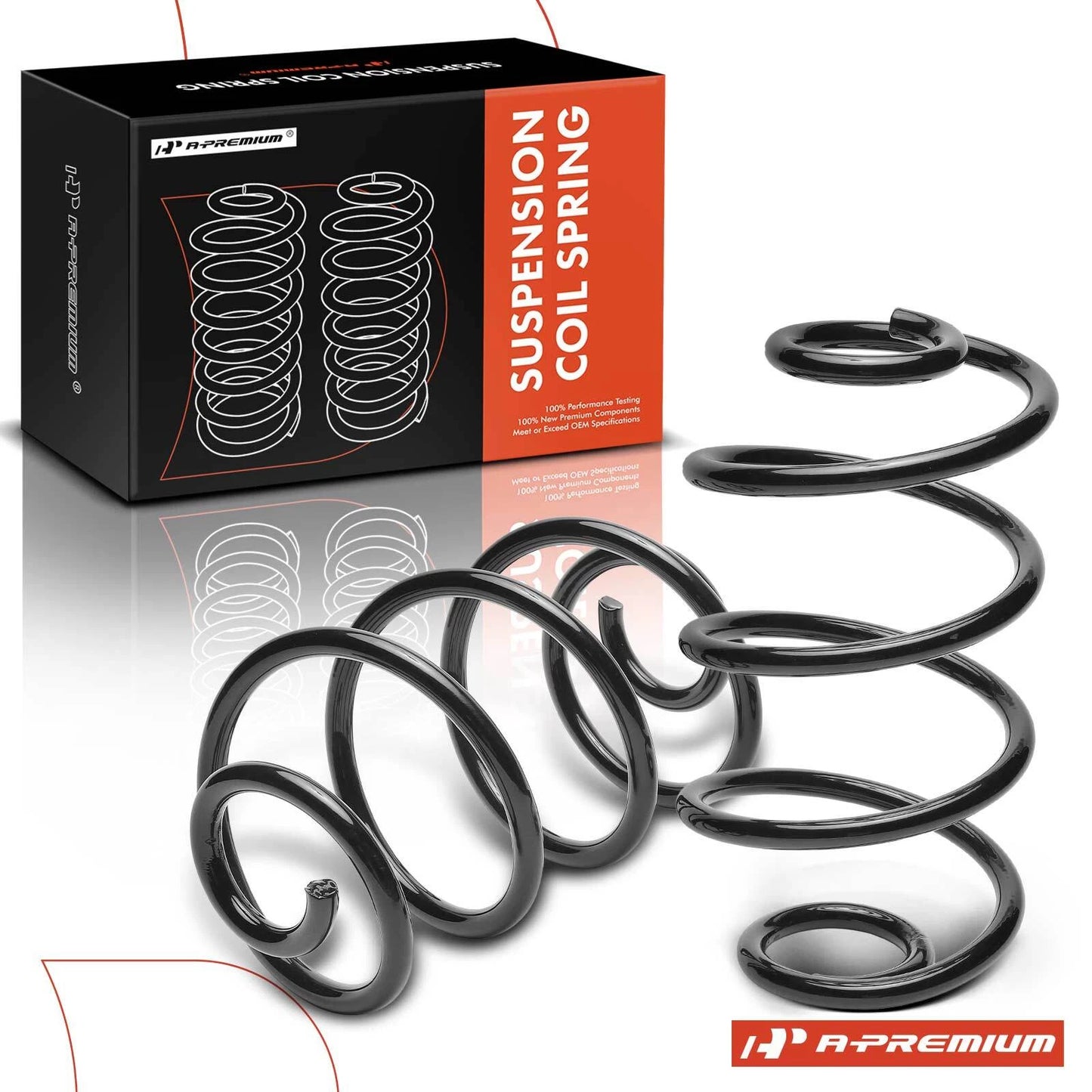 2X Rear Coil Springs for Chevy Malibu (1967–1967) & Buick GS (1970–1972)