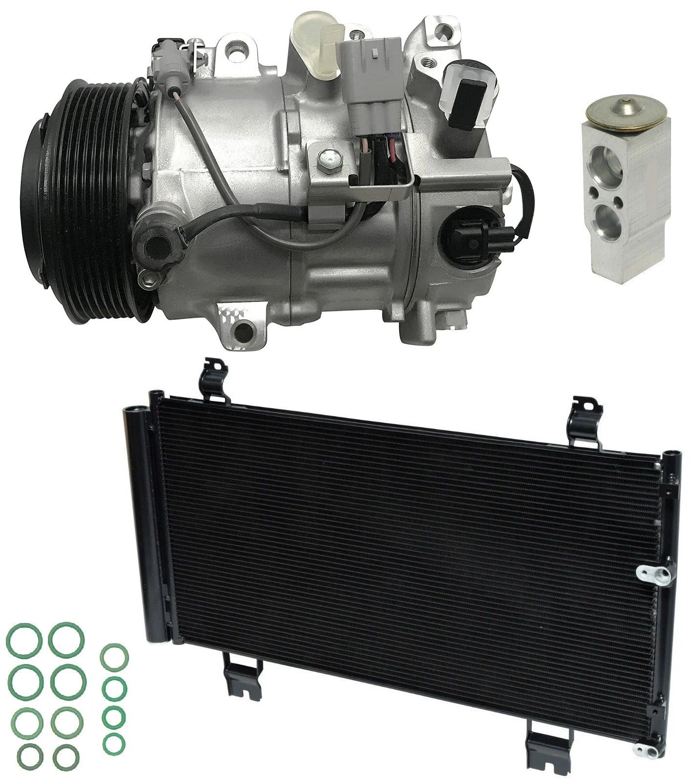 AC Compressor Kit with Condenser for Lexus IS250 2.5L (2010–2012)