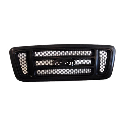 Replacement /Gray Textured Plastic Front Grille w/Black Painted Honeycomb