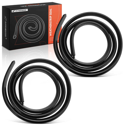 2X Rear Door Weatherstrip Seal for Chevy Suburban 1500