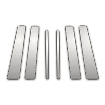 Chrome Pillar Post Covers 6Pc for Lincoln Continental (1995–2004)