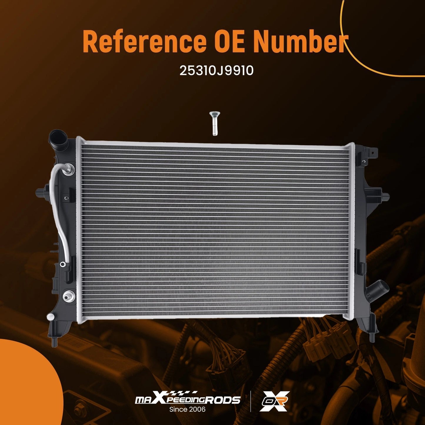 Aluminum Radiator for Hyundai Kona 1.6L 2.0L (2022–2023)