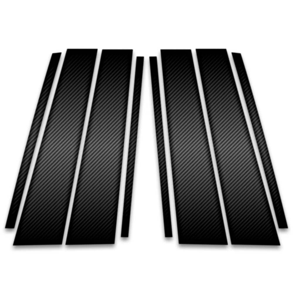 8pc Carbon Fiber Pillar Post Covers for 2018-2023 Volkswagen Atlas