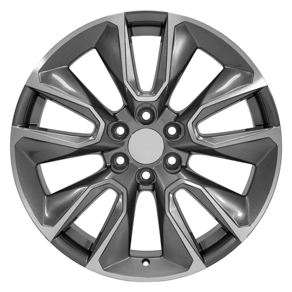 22 Inch Gunmetal Wheel Replacement for 2024 Chevy Colorado (2024–2024)