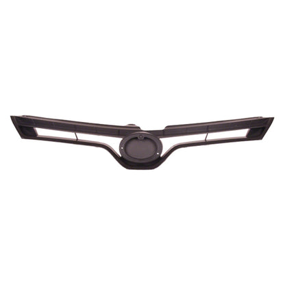 Replacement Textured Plastic Front Upper Grille w/Emblem Hole
