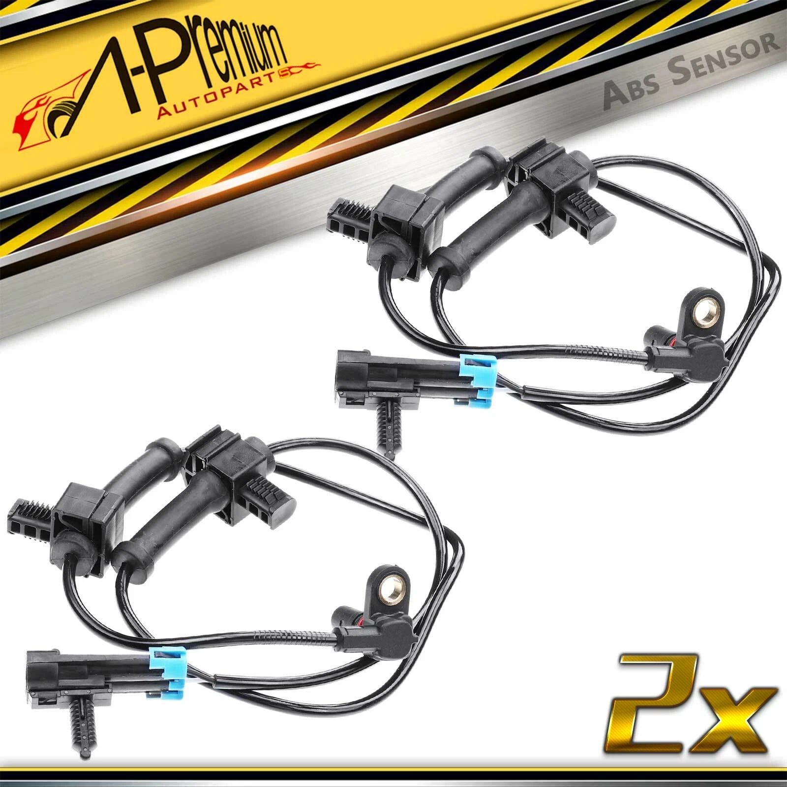 2X Rear ABS Wheel Speed Sensor for Chevrolet Silverado 1500 GMC Sierra (2007–2013)