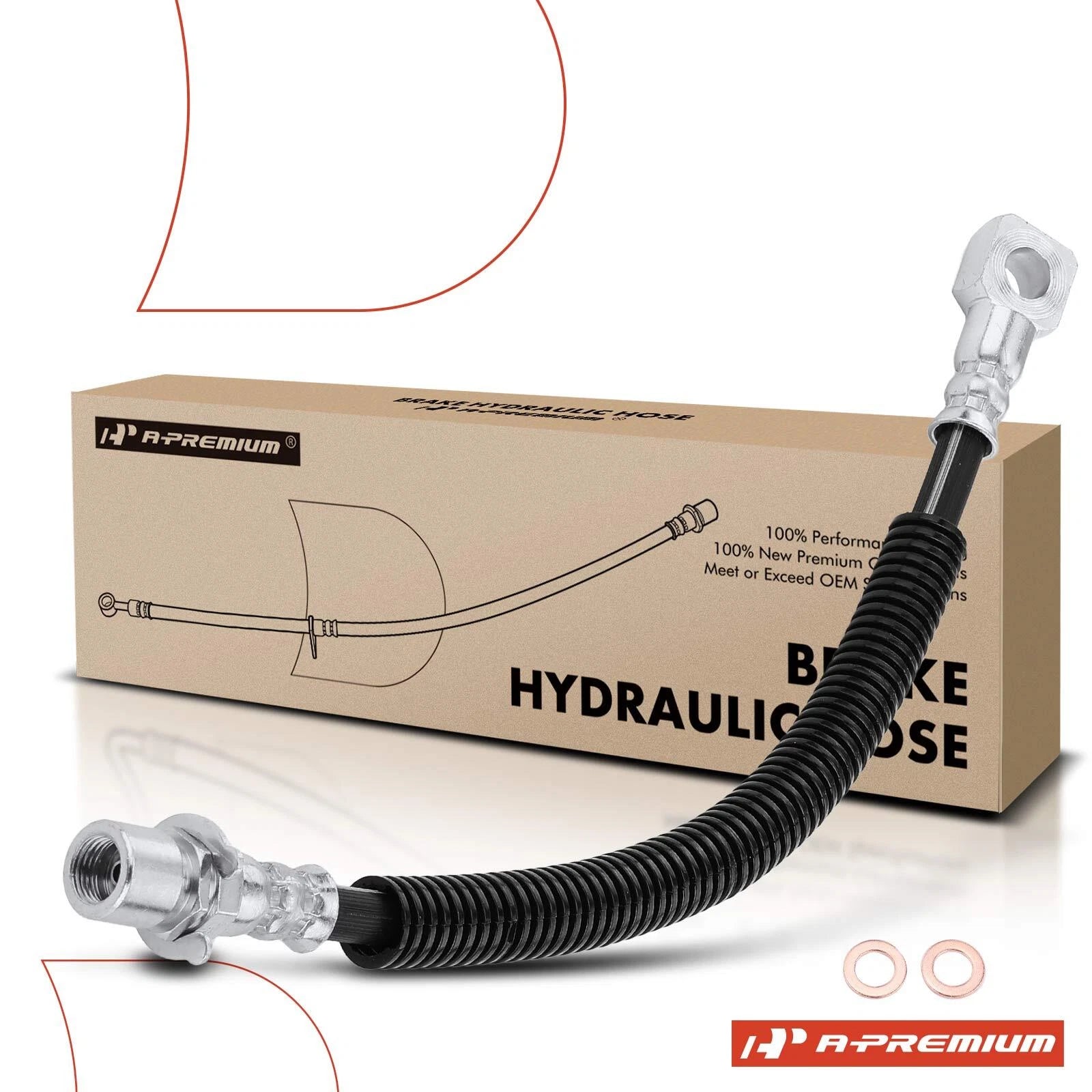 Brake Hydraulic Hose for Chevy S10, GMC, Isuzu (2000–2003)