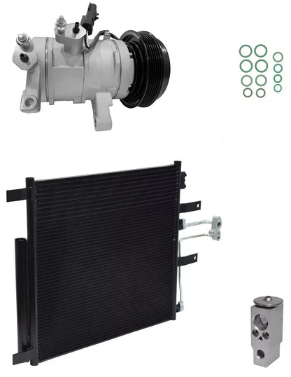 AC Compressor Kit with Condenser for Dodge Ram 1500 4.7L (2009–2009)
