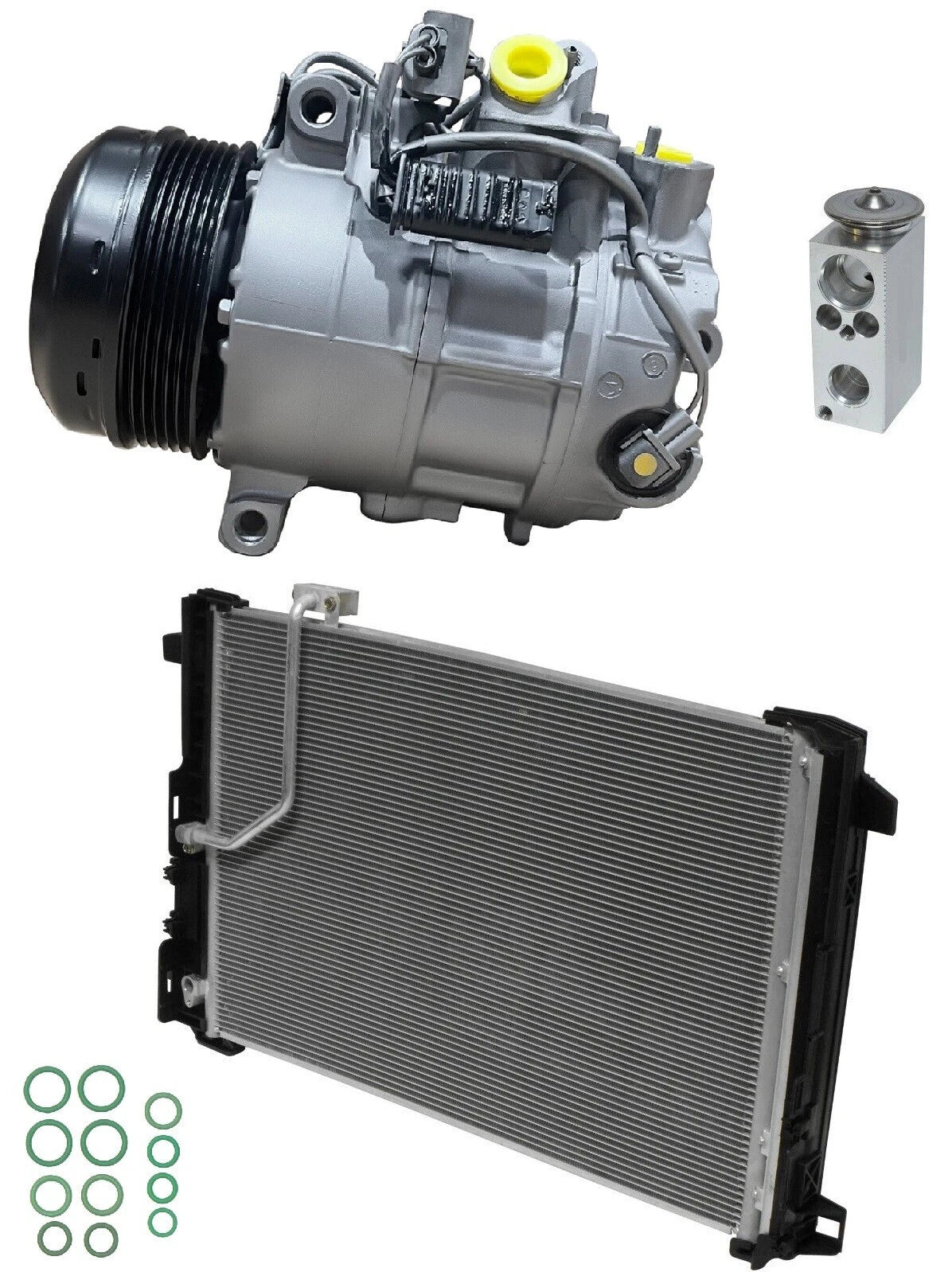 AC Compressor Kit with Condenser for Mercedes C250 (2013–2015)