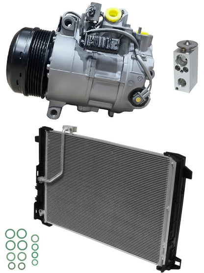 AC Compressor Kit with Condenser for Mercedes C250 (2013–2015)