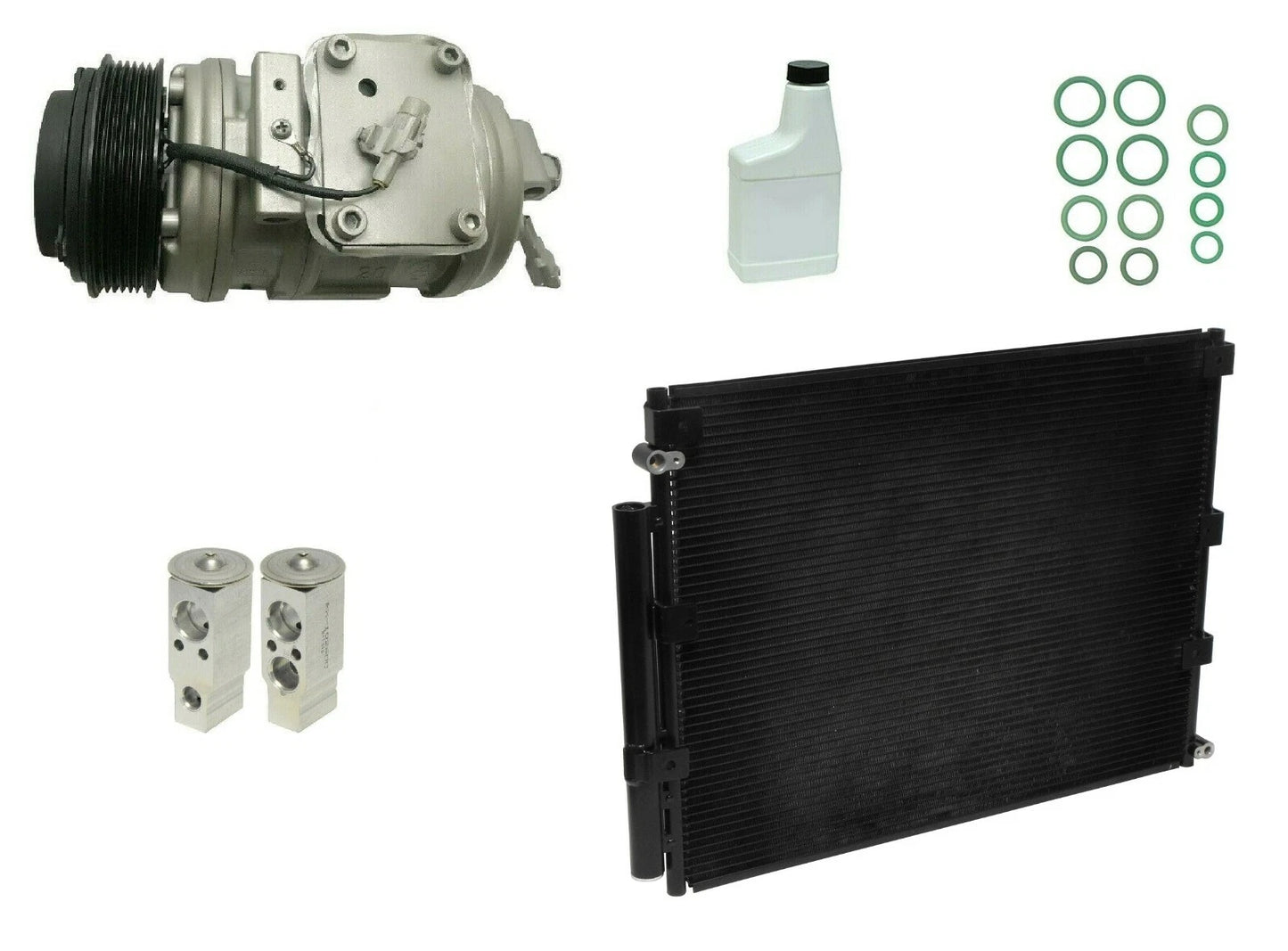 AC Compressor Kit Replacement With Condenser for Ford Ranger (2011–2018)