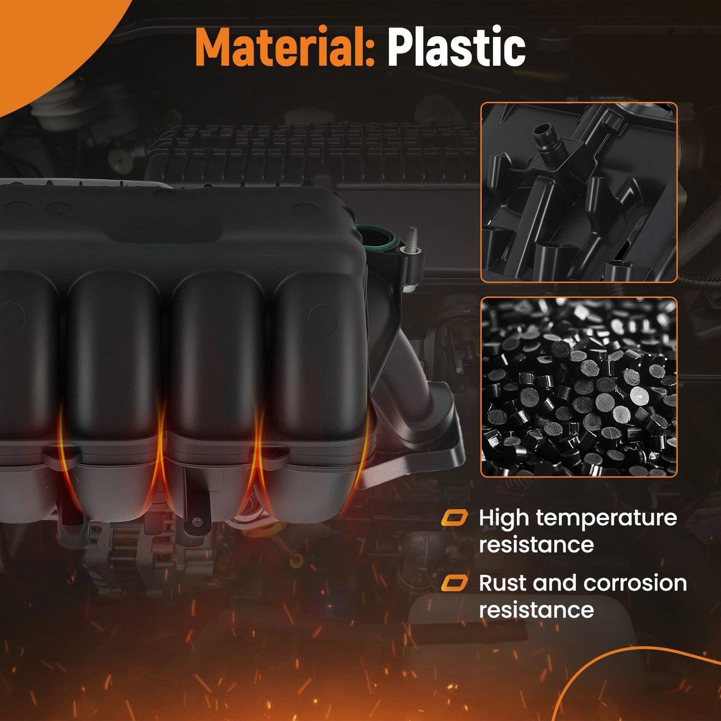 Intake Manifold for Buick LaCrosse Regal Verano Chevrolet Equinox 2010–2017