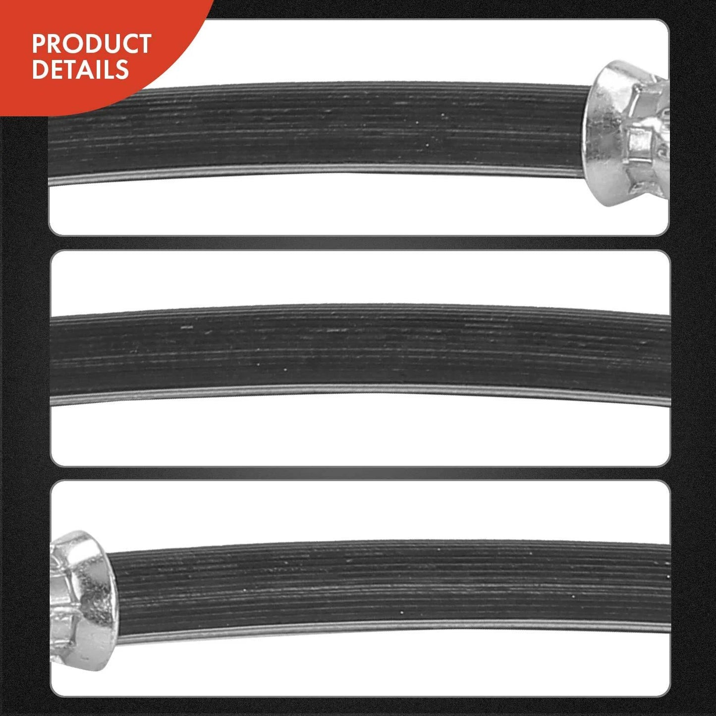 2X Brake Hydraulic Hose for Mercedes-Benz C63 AMG (2008–2014)