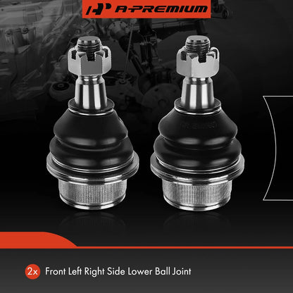 2X Front Lower Side Ball Joint for Chevrolet Silverado 1500 (2000–2016)
