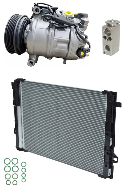AC Compressor Kit with Condenser for Mercedes CLA250 (2017–2018)