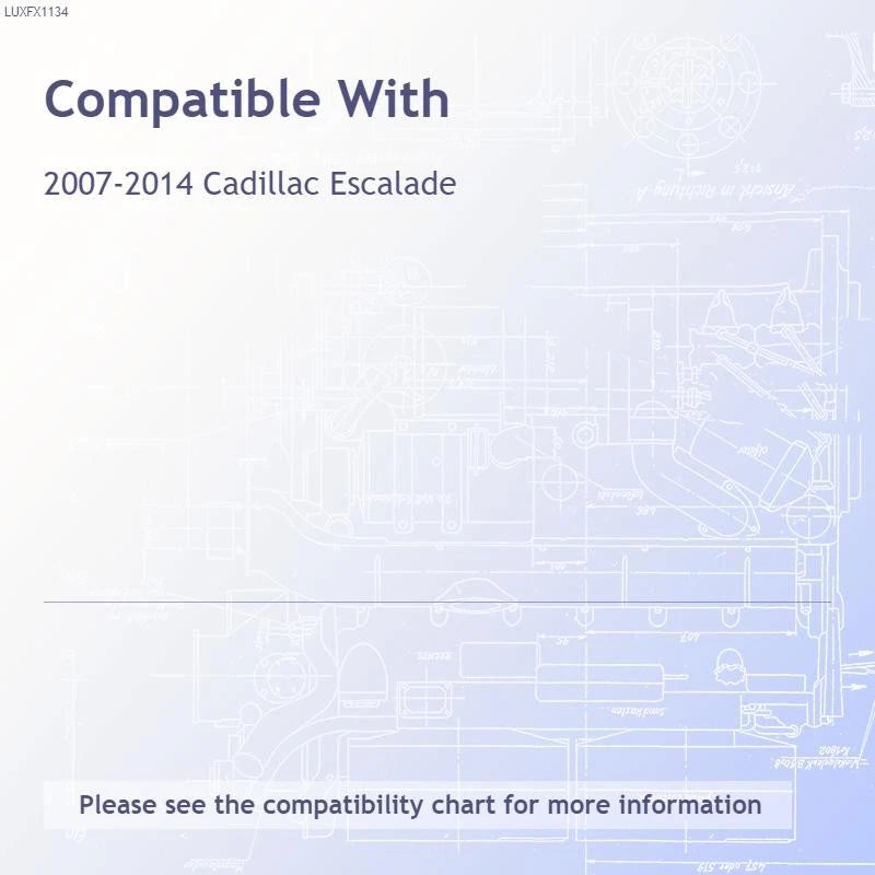 Grille Surround Chrome Luxury FX 4pc for Cadillac Escalade (2007–2014)