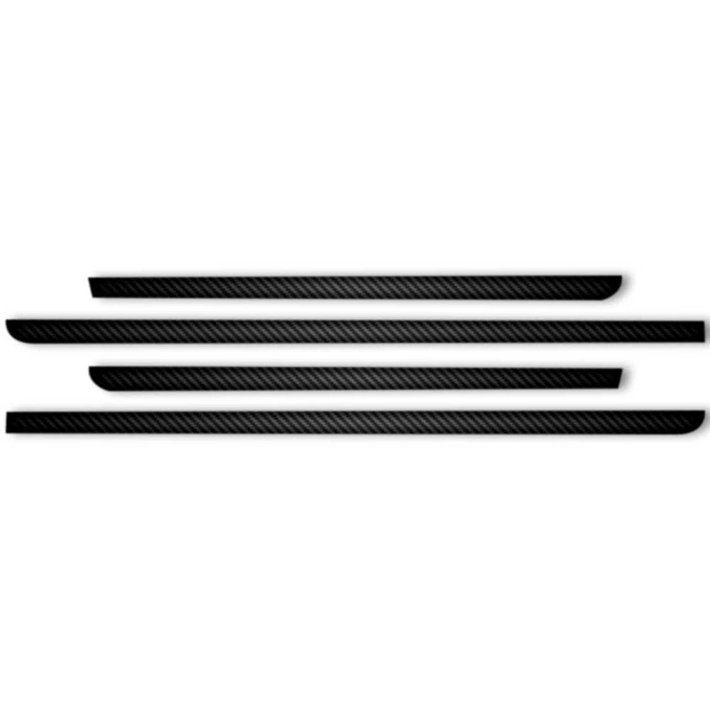 4pc Carbon Fiber Window Sill Trim for 2007-2014 Chevrolet Avalanche