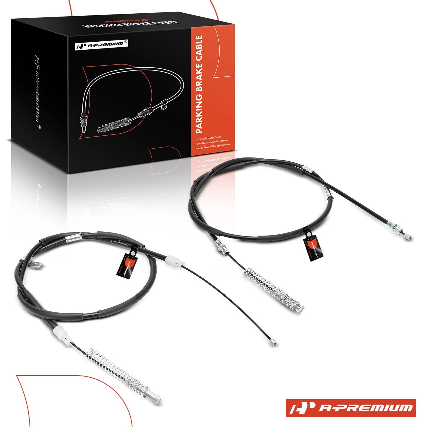 2X Rear Parking Brake Cable for Chevy Silverado 1500 GMC Sierra 1500