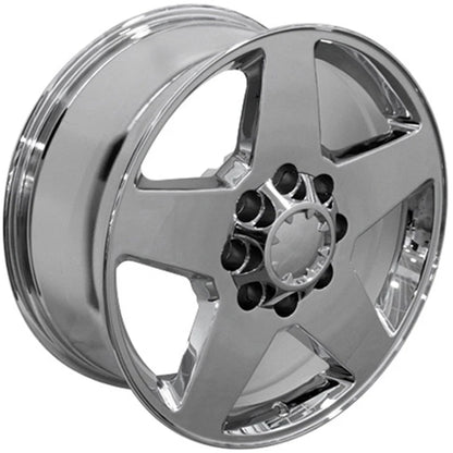 Chrome Wheel 20 Inch Replacement for 1997-2018 GMC Savana 3500