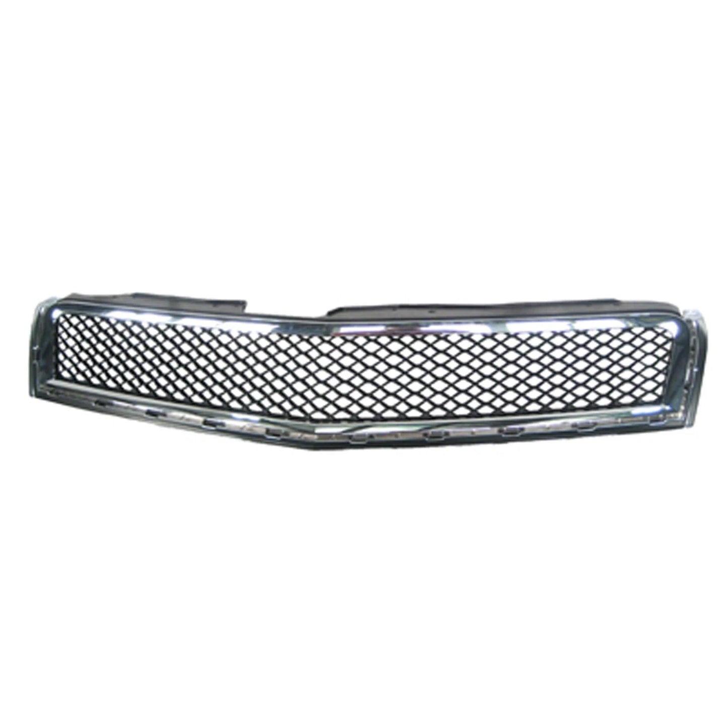 Replacement Black Chrome Plastic Front Grille For 2009-2012 Chevrolet Traverse