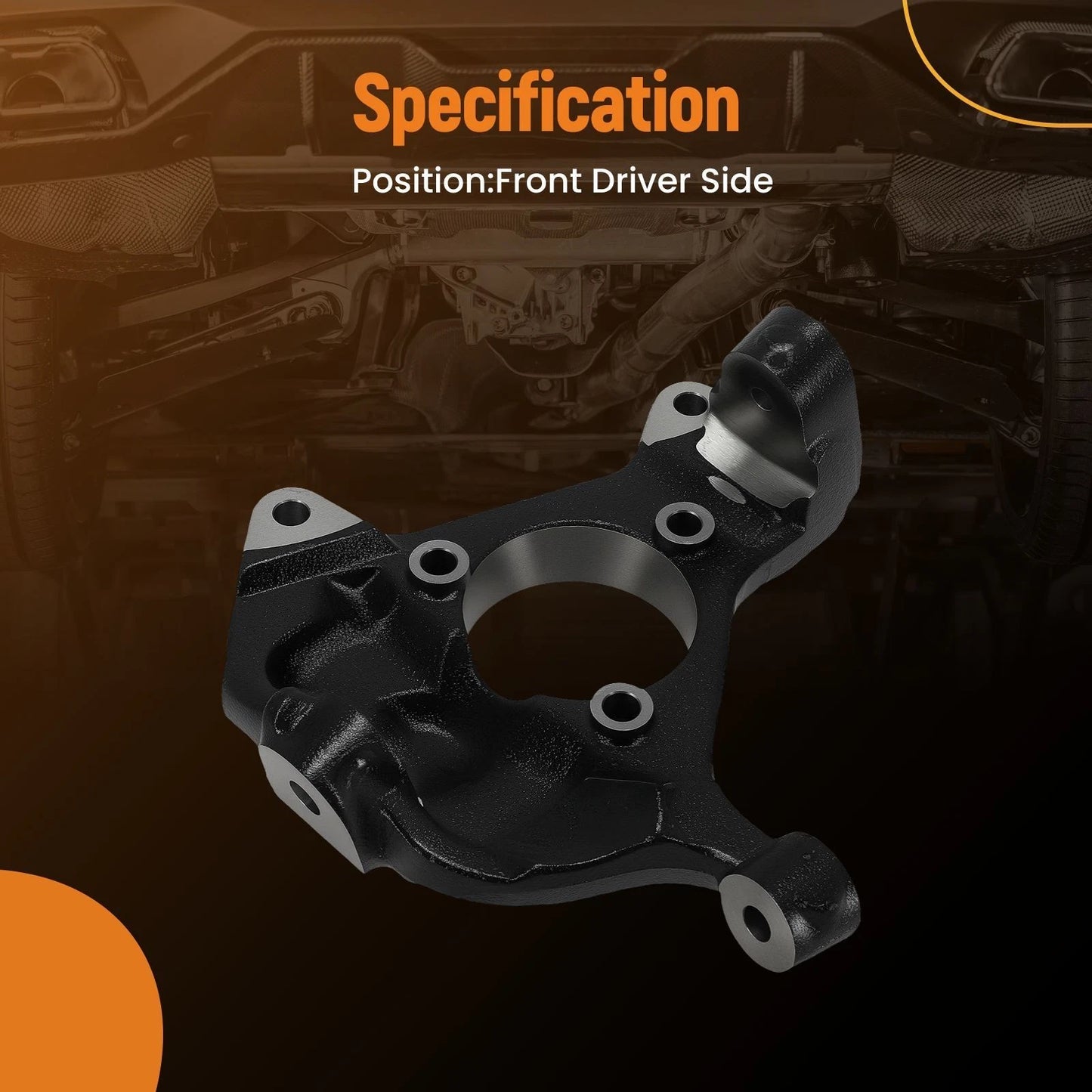 Front Left Knuckle Assembly for GMC Sierra 1500/Yukon XL (2007–2014)