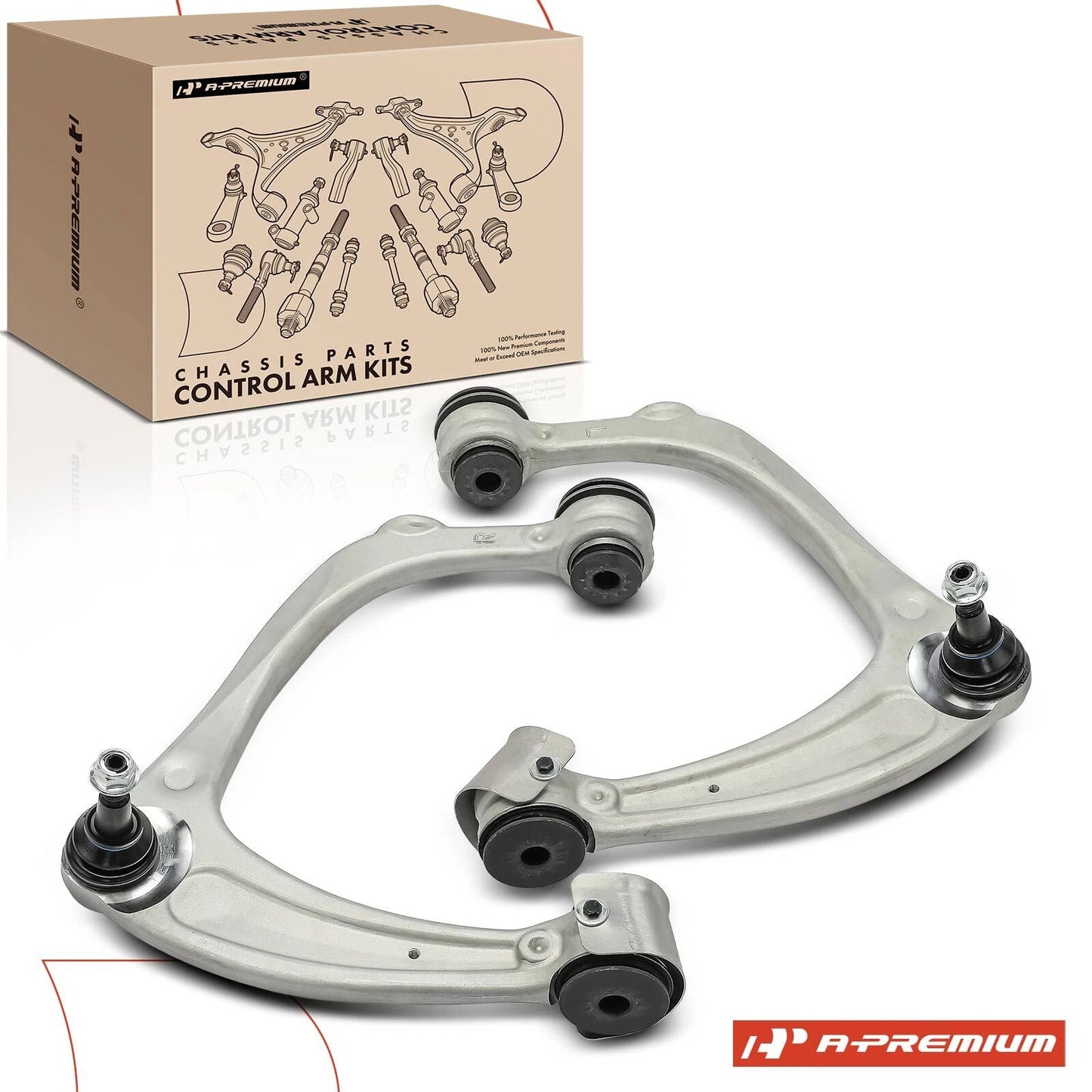 2X Front Upper Control Arm with Ball Joint for Silverado 1500 (2007–2018)