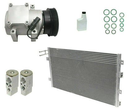 AC Compressor Kit Replacement with Condenser for Ford Transit (2014–2019)