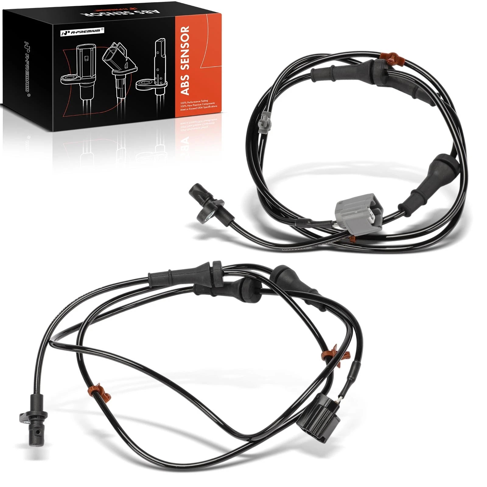 2X Rear ABS Wheel Speed Sensor for Chevy City Express (2015–2018)