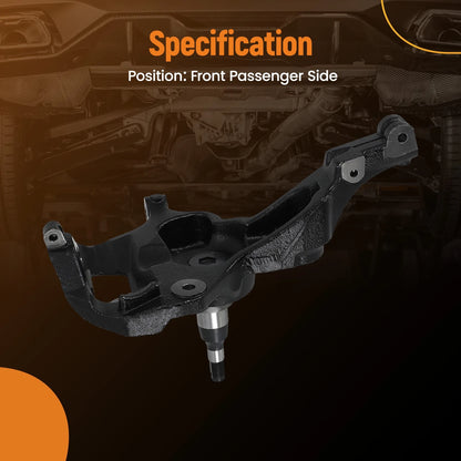Front Passenger Side Steering Knuckle for Ford Ranger (1999–2009) Steel