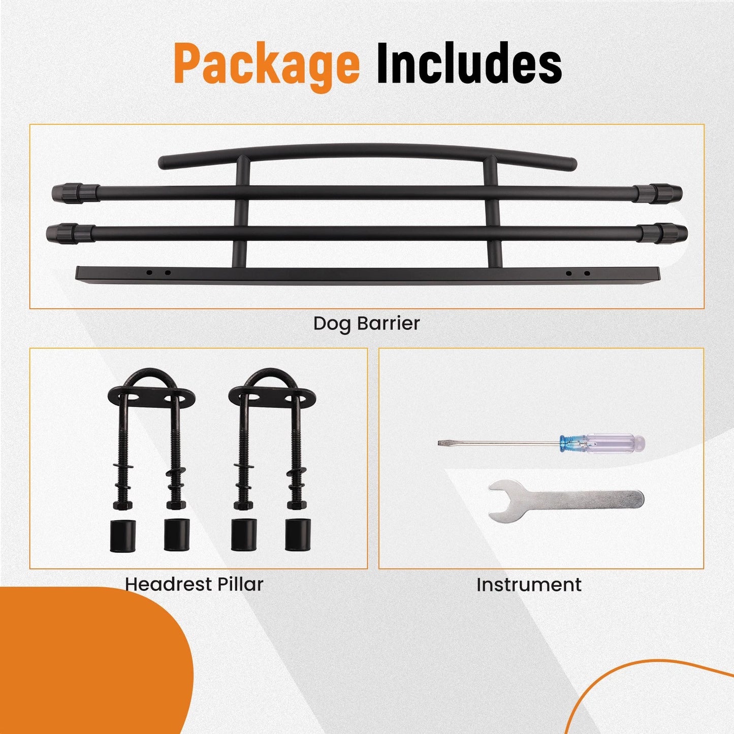 Adjustable Car Pet Barrier Dog Fence for Tesla Model Y (2021–2023)