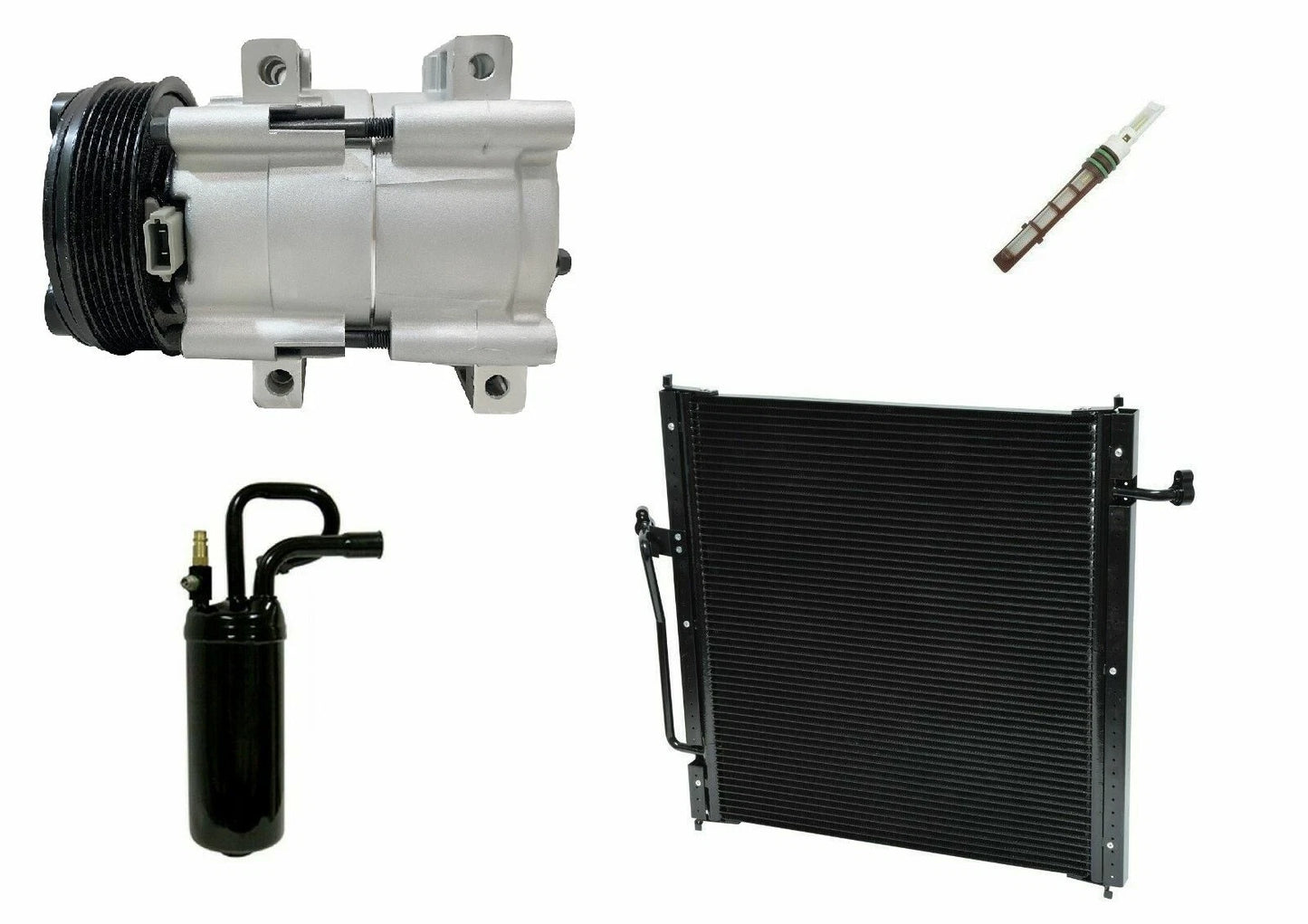 AC Compressor With Condenser Replacement for Ford Ranger 2.3L (2005–2008)