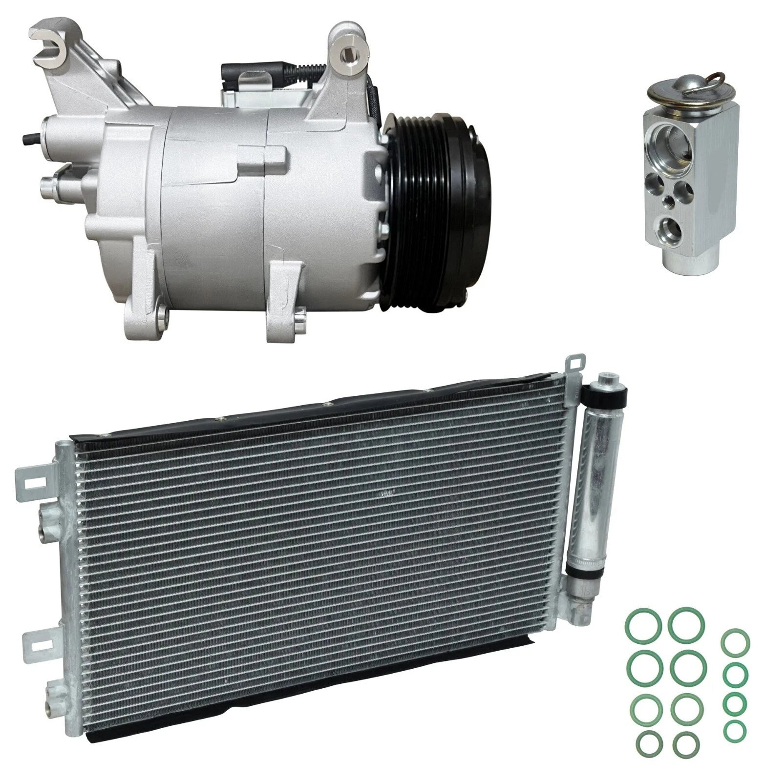 AC Compressor Kit with Condenser for Mini Cooper 1.6L (2004–2006)