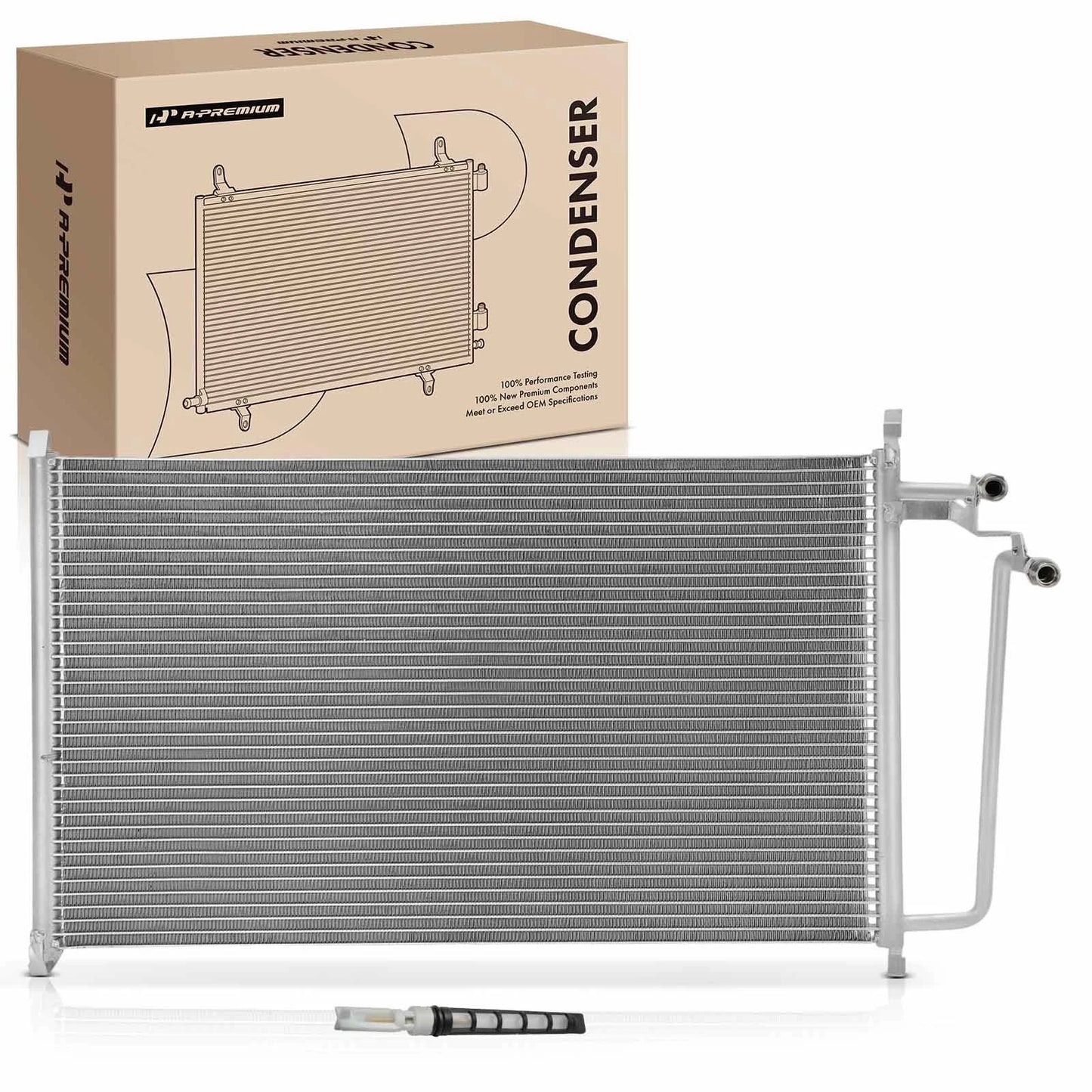 A/C Condenser for Chevy Cavalier, Buick Skyhawk, Pontiac Sunbird (1989–1994)