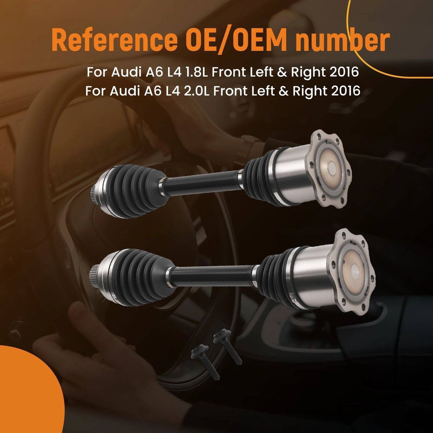Axle Shaft Assembly for Audi S6 S7 S8 A6 A7 A8 Q5 (2013–2018)