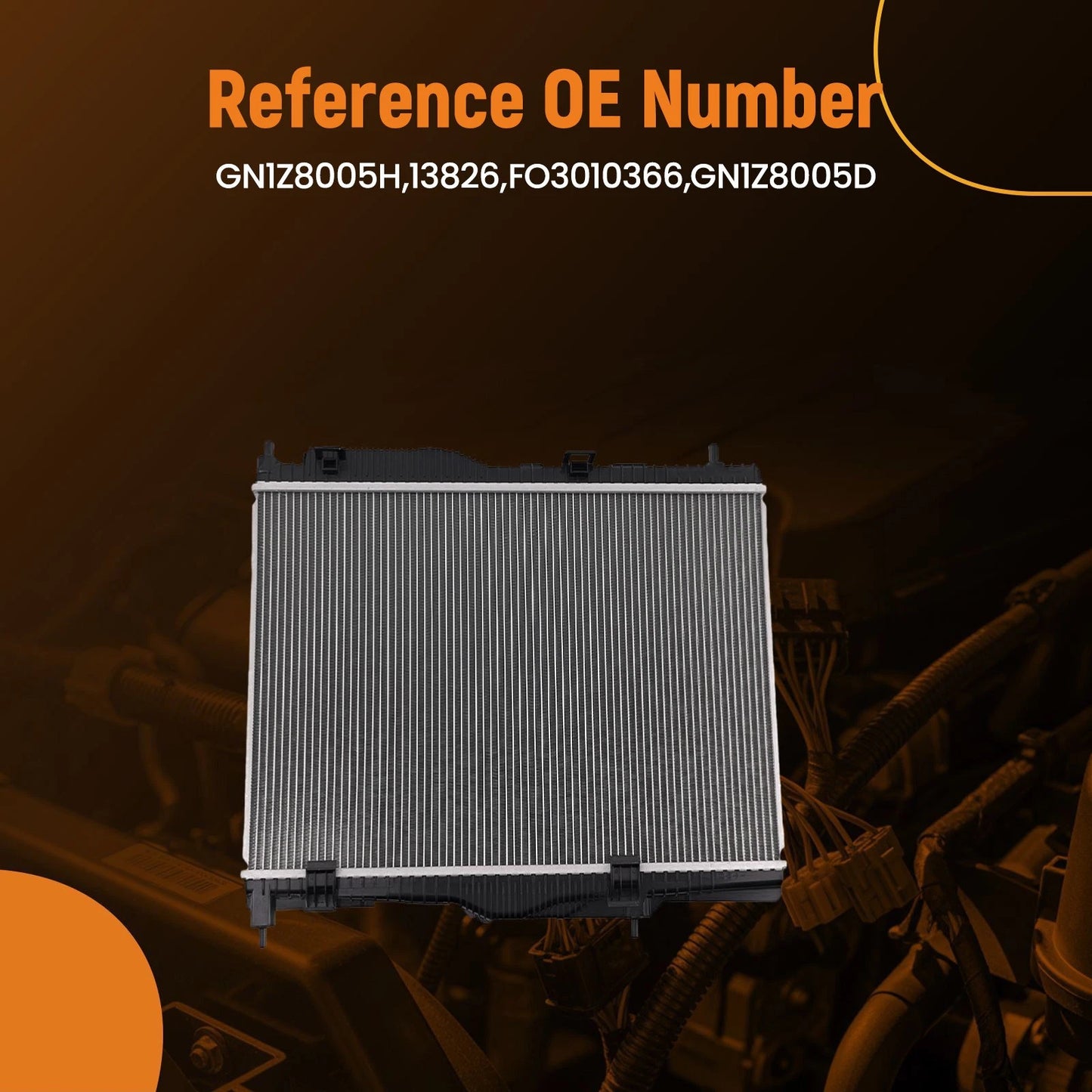 Aluminum Radiator for Ford EcoSport S SE SES (2018–2022)
