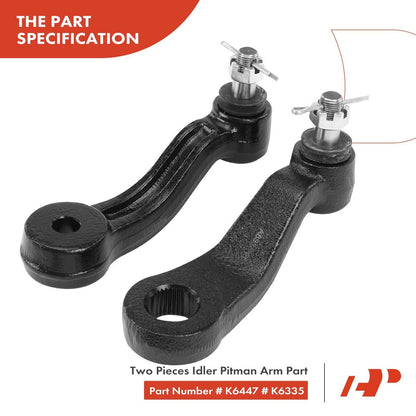 10x Tie Rod Ball Joint & Pitman Arm for Chevy Tahoe GMC Yukon (2000–2006)