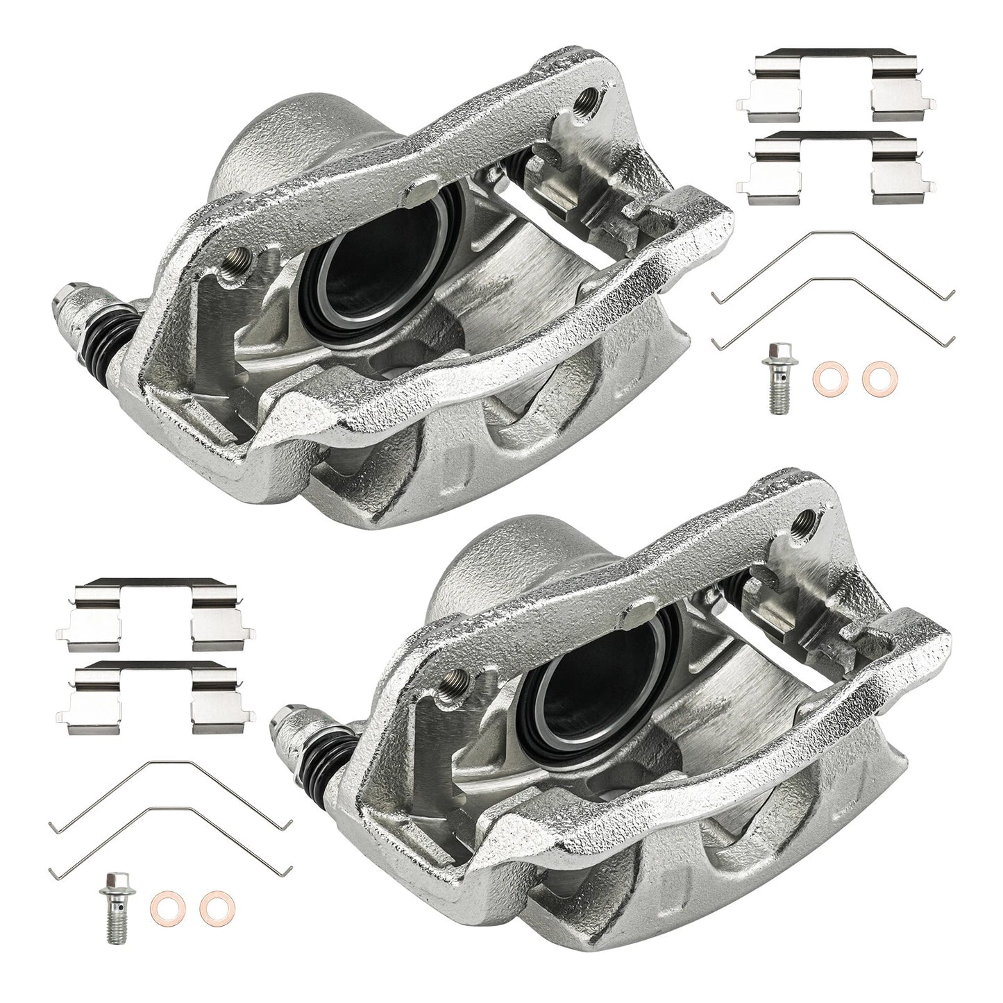 Disc Brake Caliper with Bracket for Honda CR-V 2002–2004 Element 2003–2011 Front Left & Right