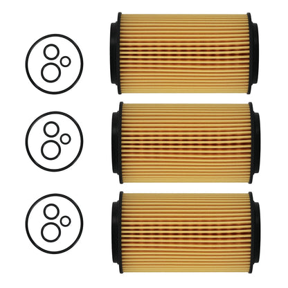 3PCS Oil Filters for Mercedes-Benz E-Class W212 W211 (2009–2018)