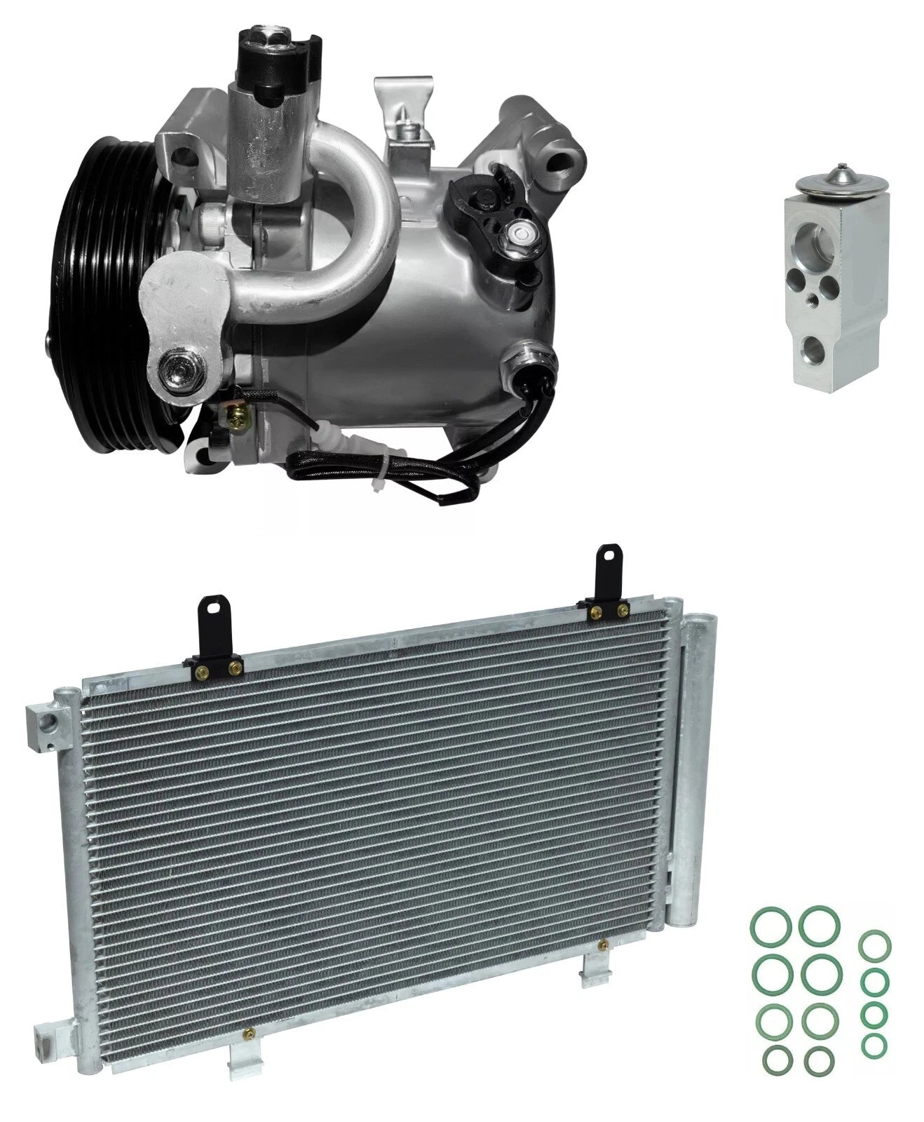 AC Compressor Kit with Condenser for Suzuki SX4 2.0L (2009–2014)