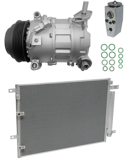 AC Compressor Kit With Condenser for Chrysler 200 2.4L (2017–2019)