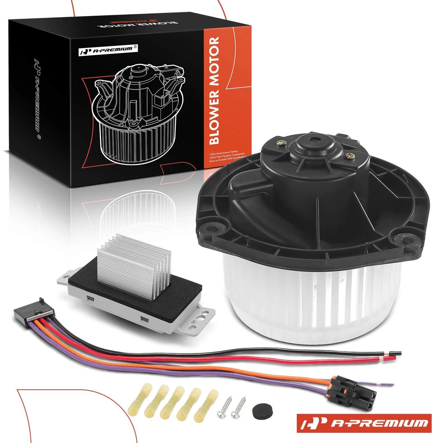 A/C Heater Blower Motor & Resistor Kit for Chevy Impala Pontiac Buick (2000–2016)