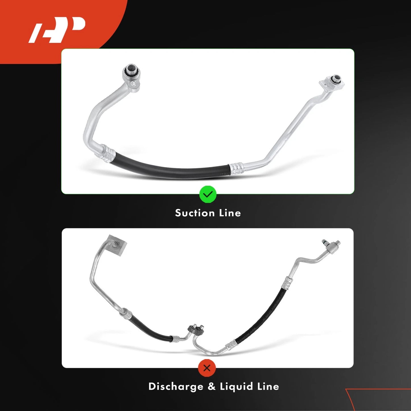 A/C Suction Line Hose Assembly for Chevrolet Sonic (2013–2018)