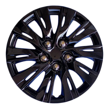 10 Double Spoke Gloss Black Wheel Covers Set of 4 for Toyota Camry (16") (2007–2011)