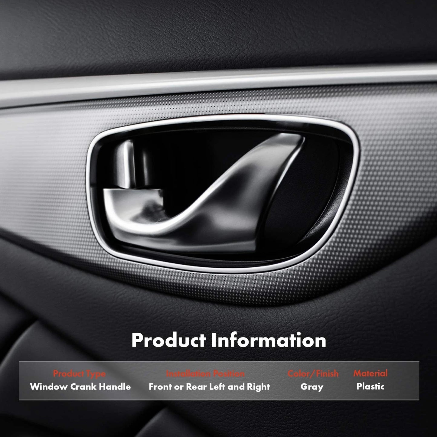 2X Front or Rear Interior Door Handle for Chevrolet Sonic (2012–2020)