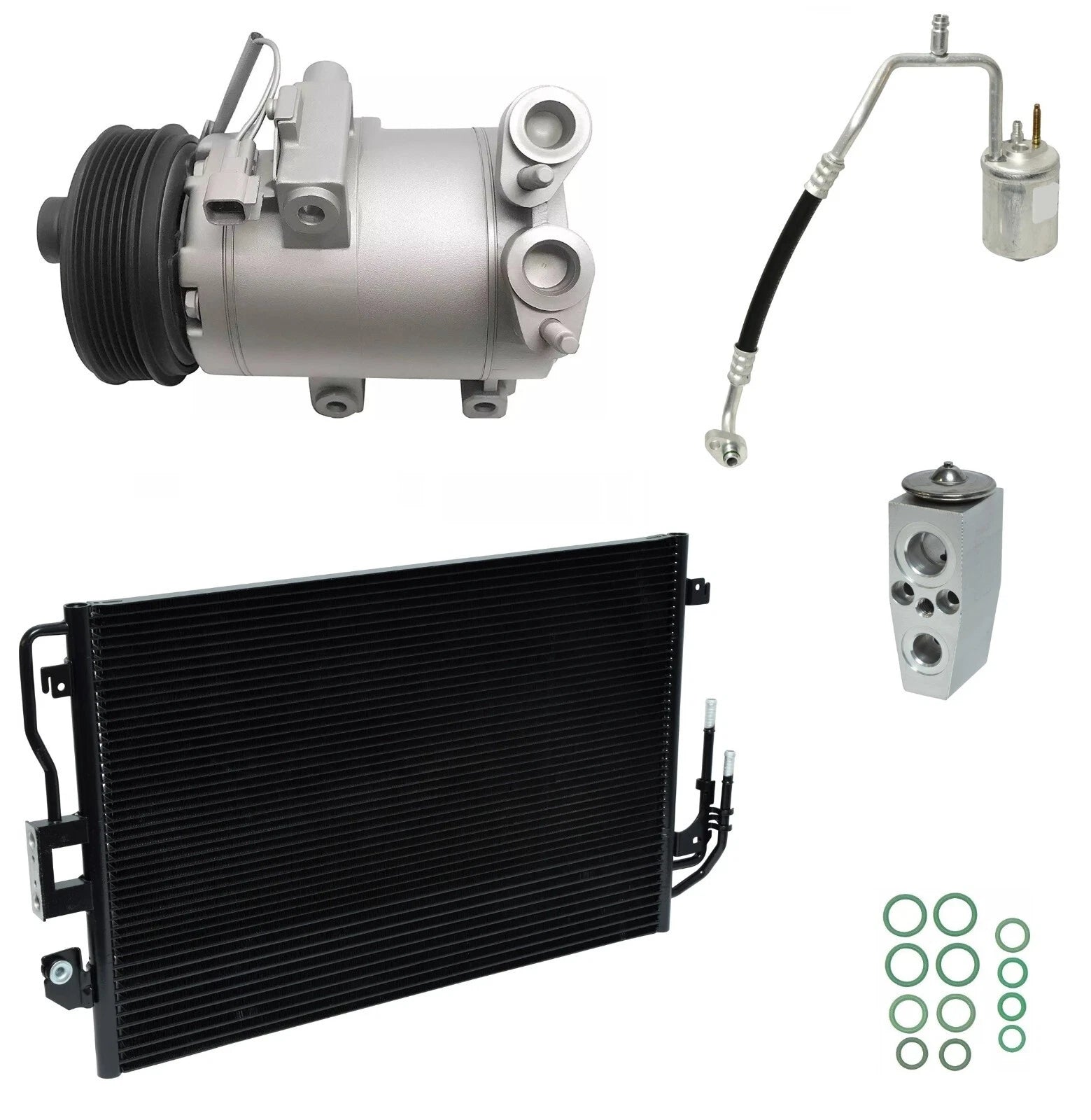 A/C Compressor Kit with Condenser for Mercury Mariner 2.5L (2008–2011)